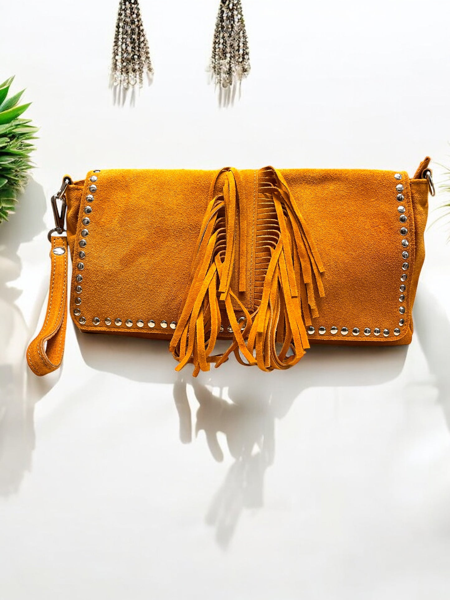Pochette Pelle Scamosciata