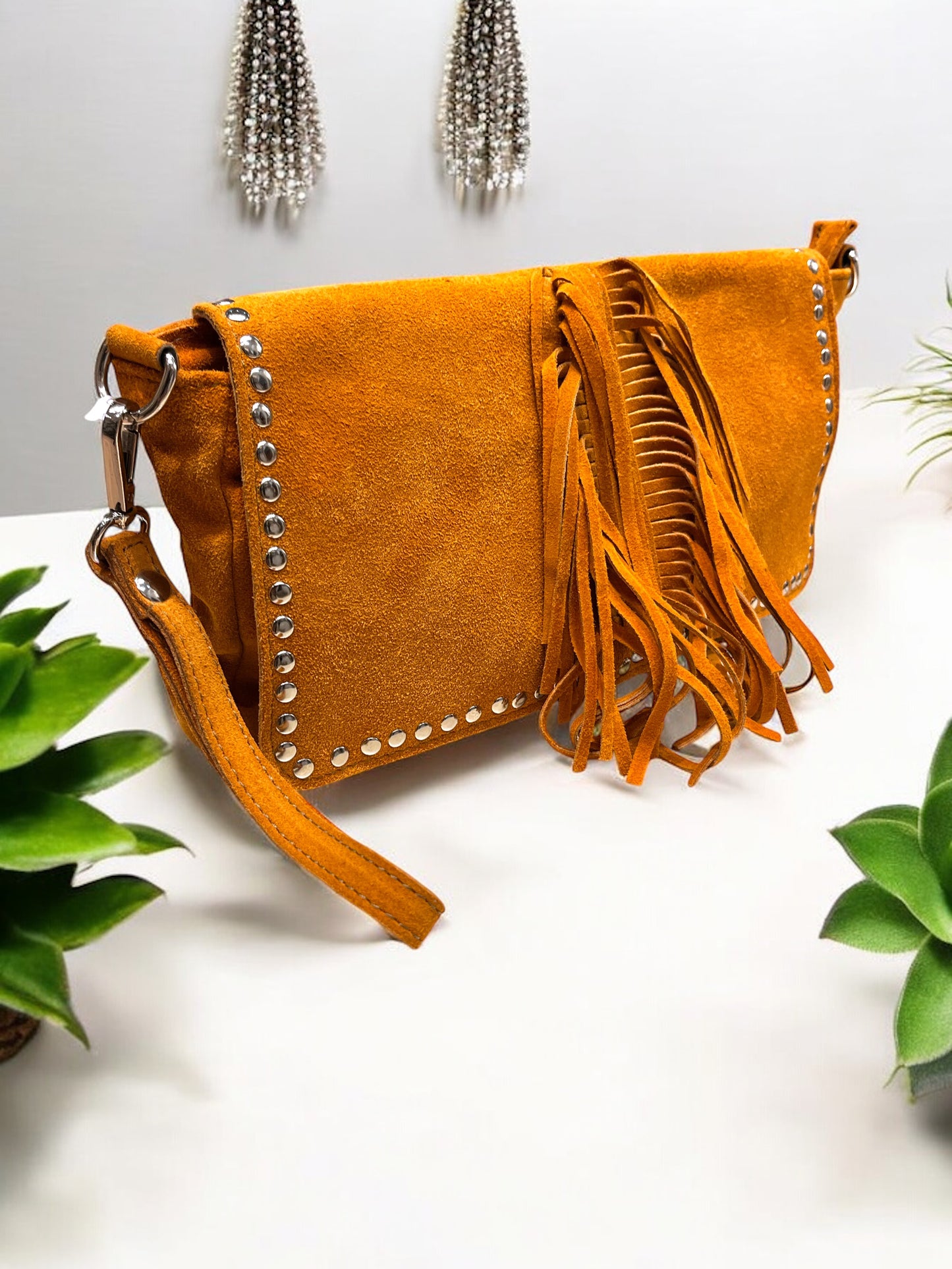 Pochette Pelle Scamosciata