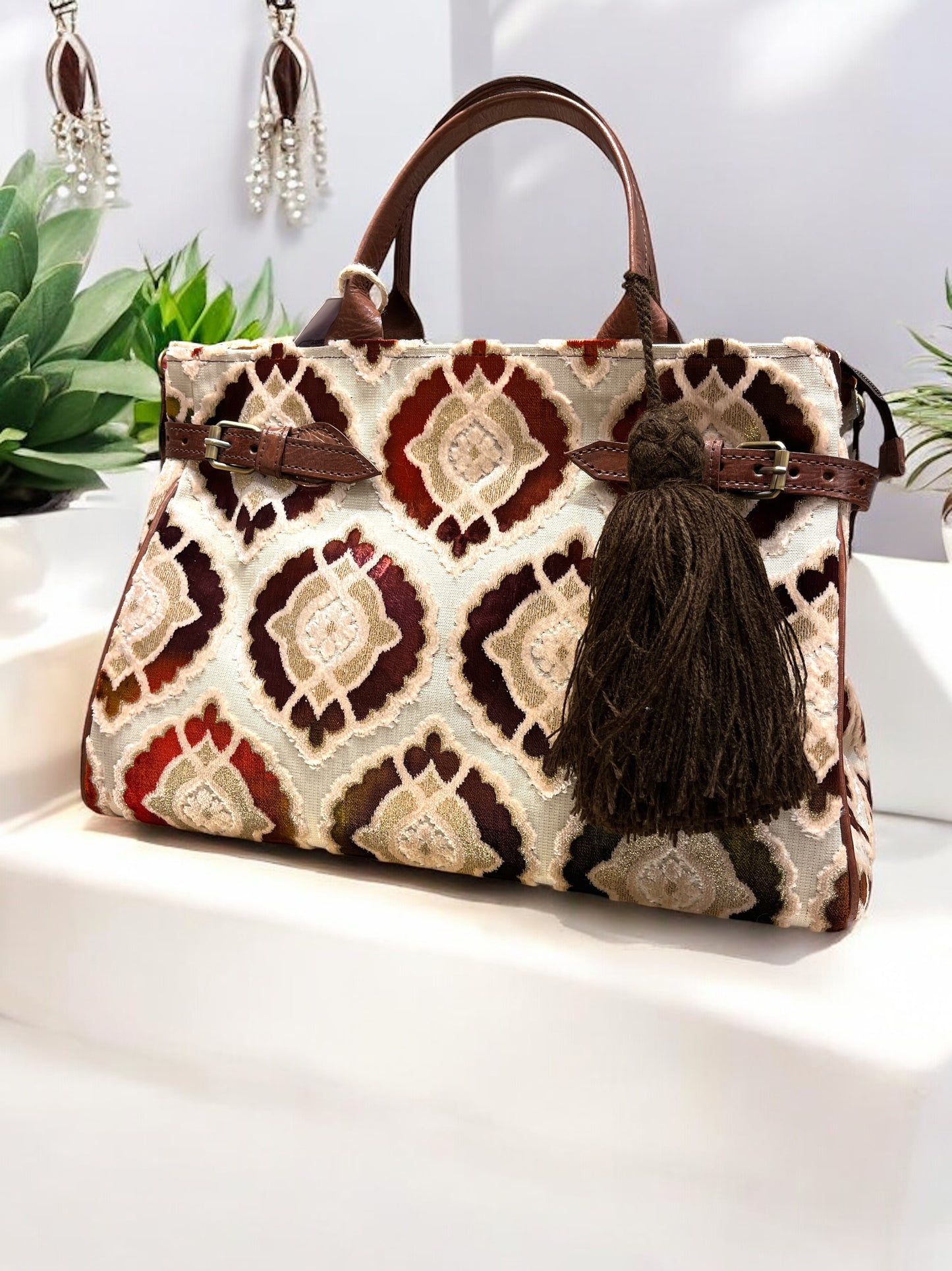 Borsa Pelle Velluto