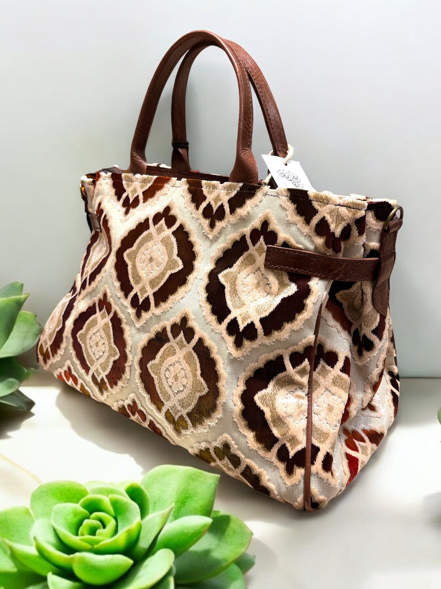 Borsa Pelle Velluto